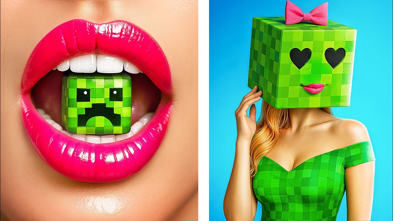 Minecraft w Realu! Jak dostać się do Minecrafta? Fałszywi Superherosi vs Prawdziwi Superherosi!