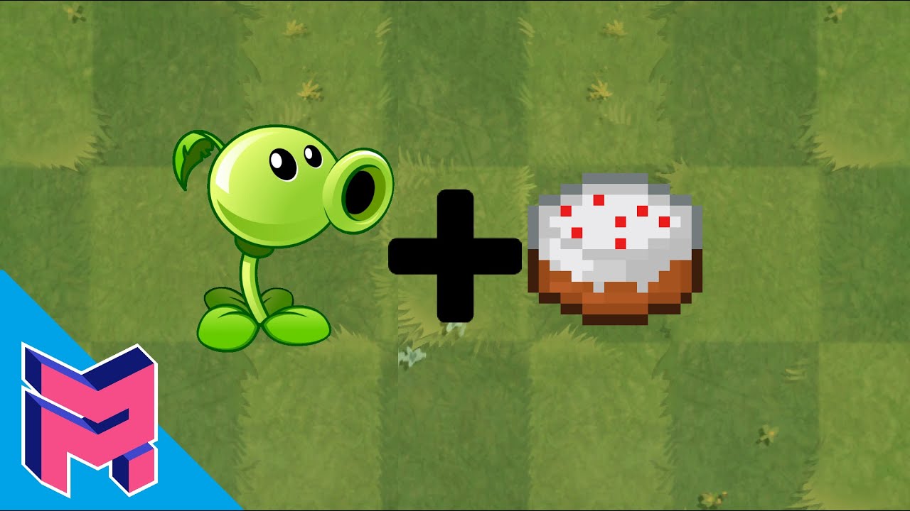 Plants vs Zombies Fusion Hack Animation ( Peashooter + Cake )
