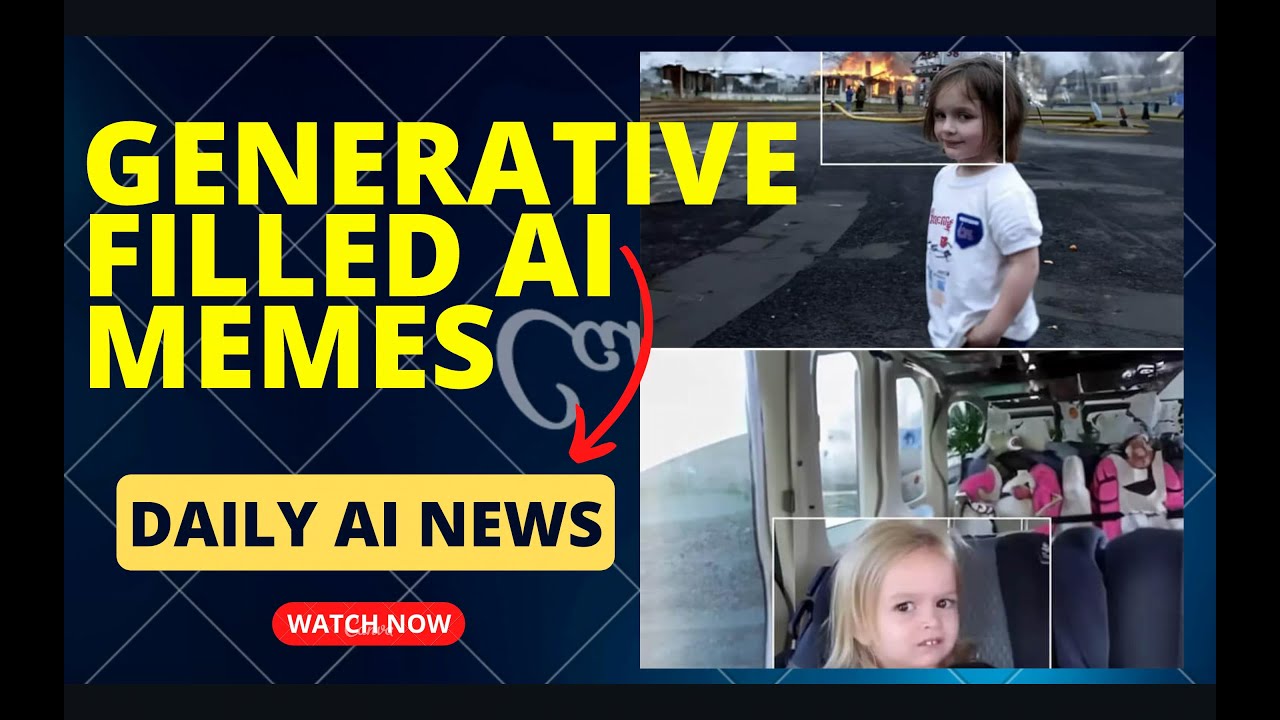 AI News Today | NEXT LEVEL MEMES? Generative Filled Memes | Human or Not | AI Job Crisis| OpenAI CTO