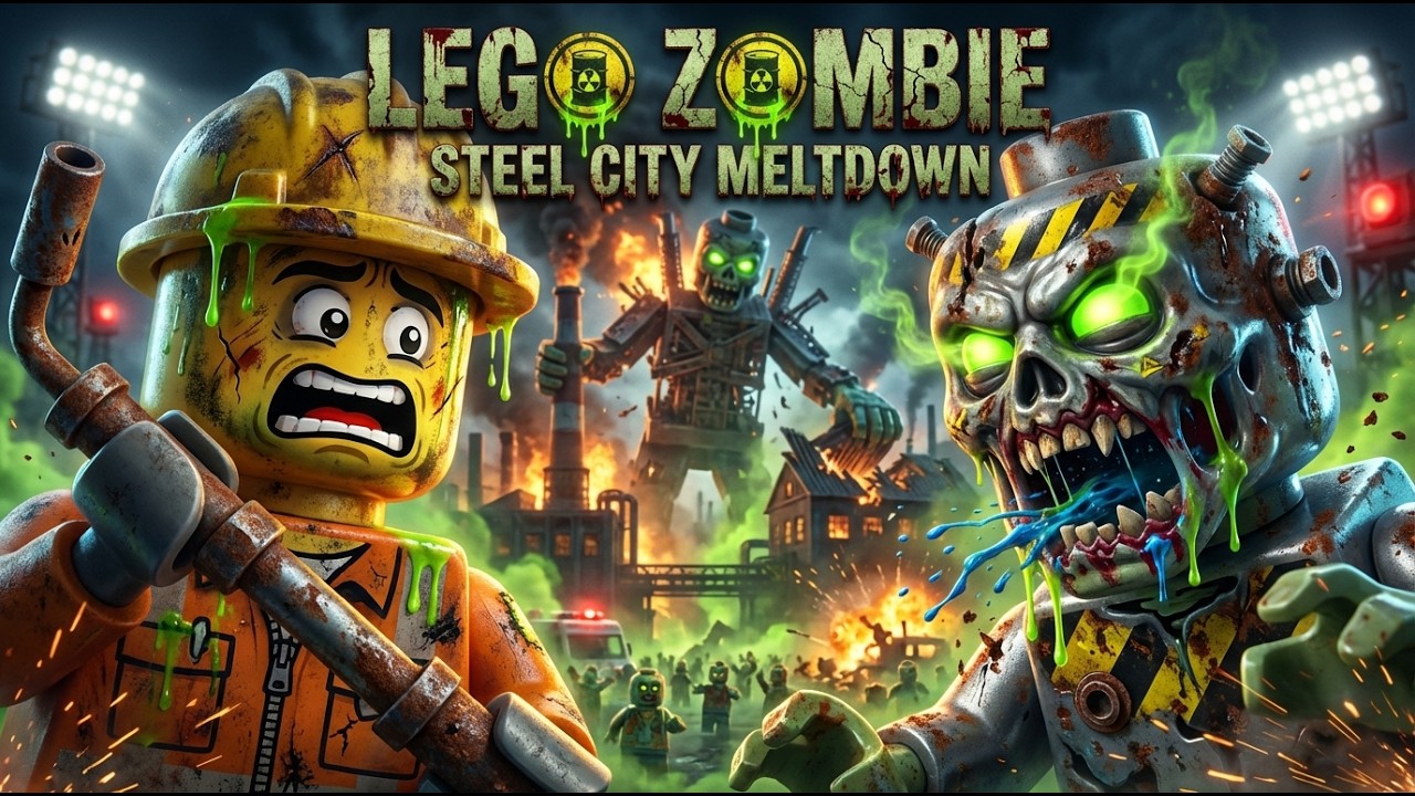 LEGO Zombie Outbreak: Steel City Under Fire 🔥 | Lego Survival | Lego Animation | Lego Movie