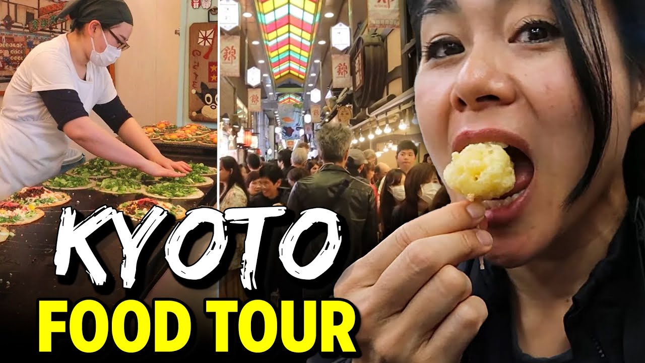 ULTIMATE KYOTO NISHIKI MARKET FOOD TOUR | 11 BEST FOODS of KYOTO