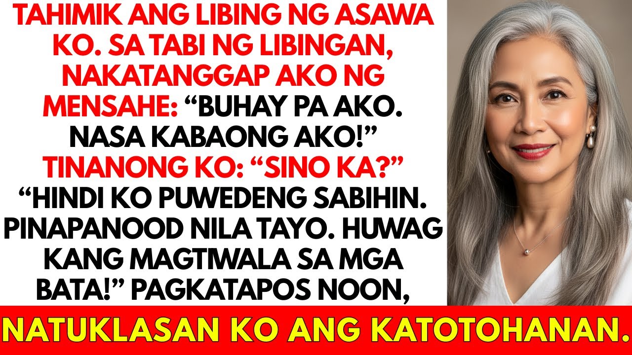 Sa burol ng asawa ko, may mensahe “Buhay pa ako—huwag kang magtiwala!”