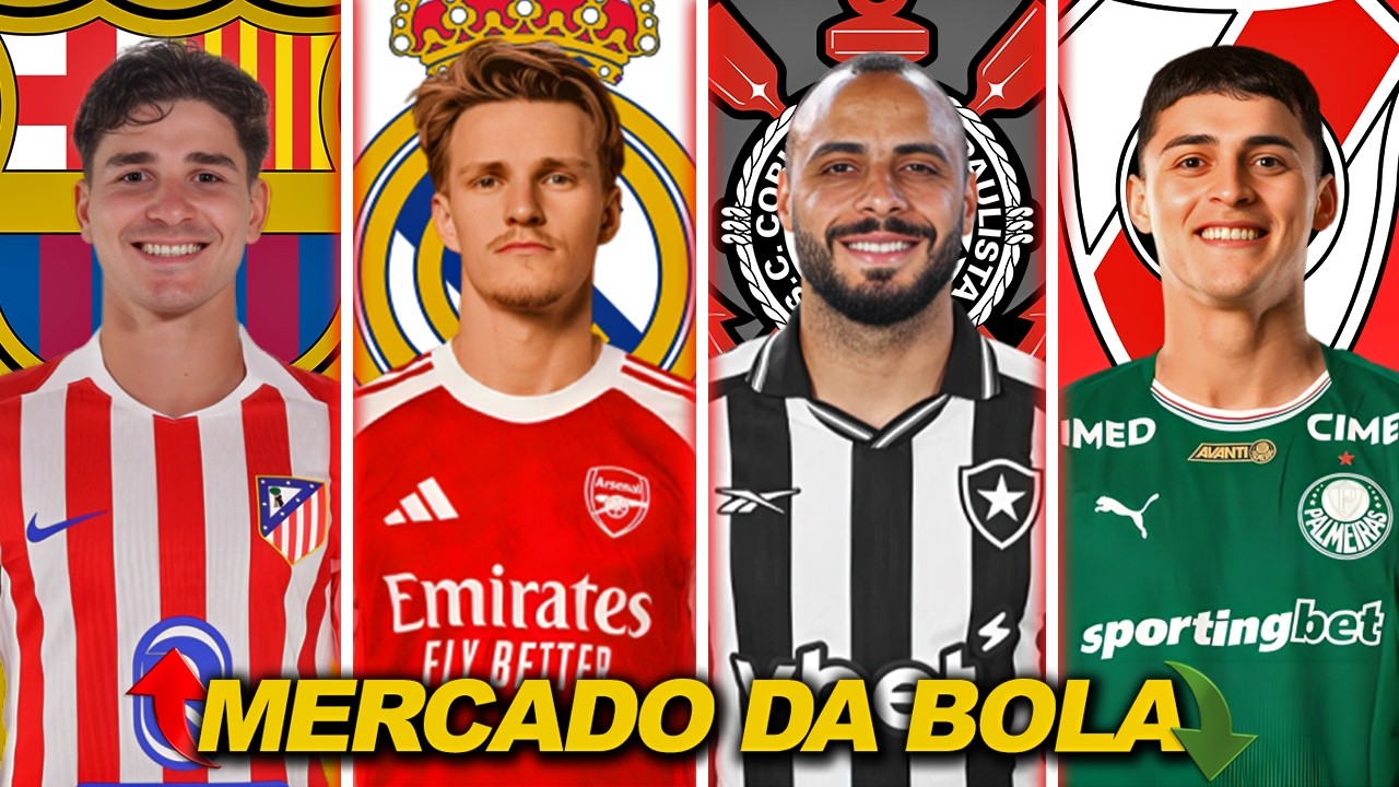 Real Madrid avalia volta de Martin Ødegaard, Corinthians negocia com Arthur Cabral, Sosa no River E+