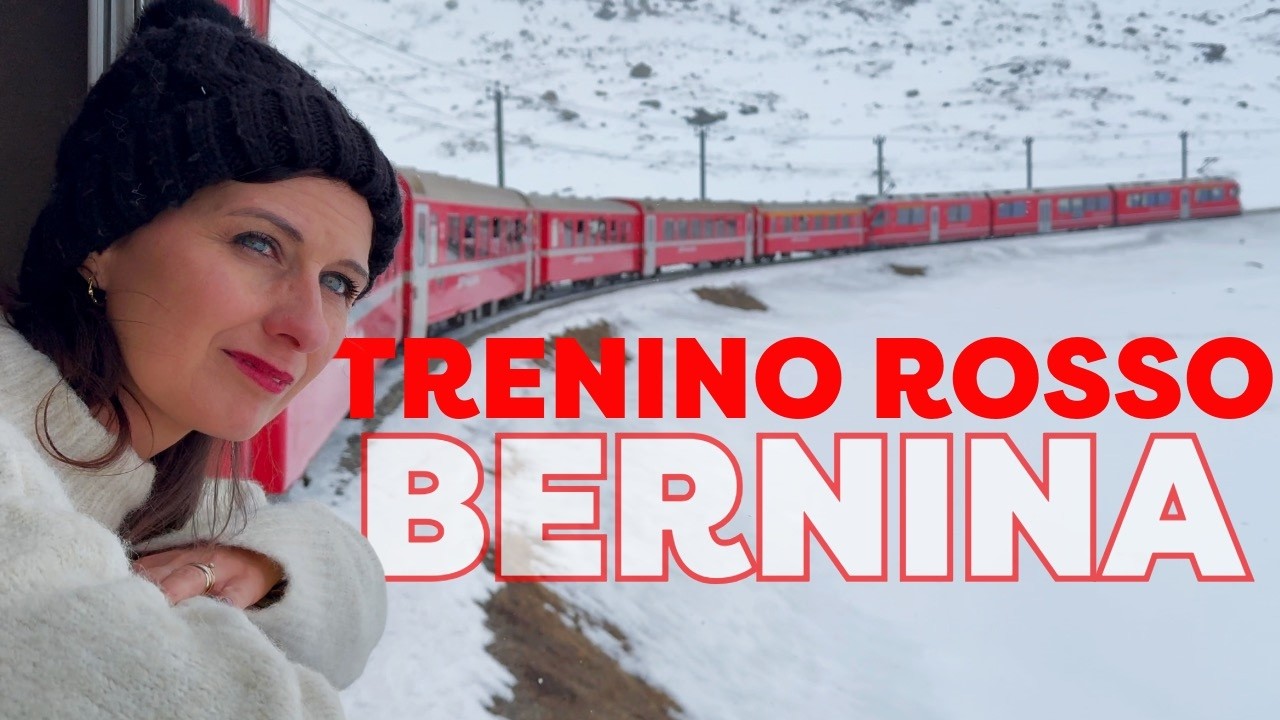 LO SPETTACOLARE VIAGGIO sul TRENO RAPIDO PIÙ LENTO DEL MONDO: TRENINO ROSSO DEL BERNINA