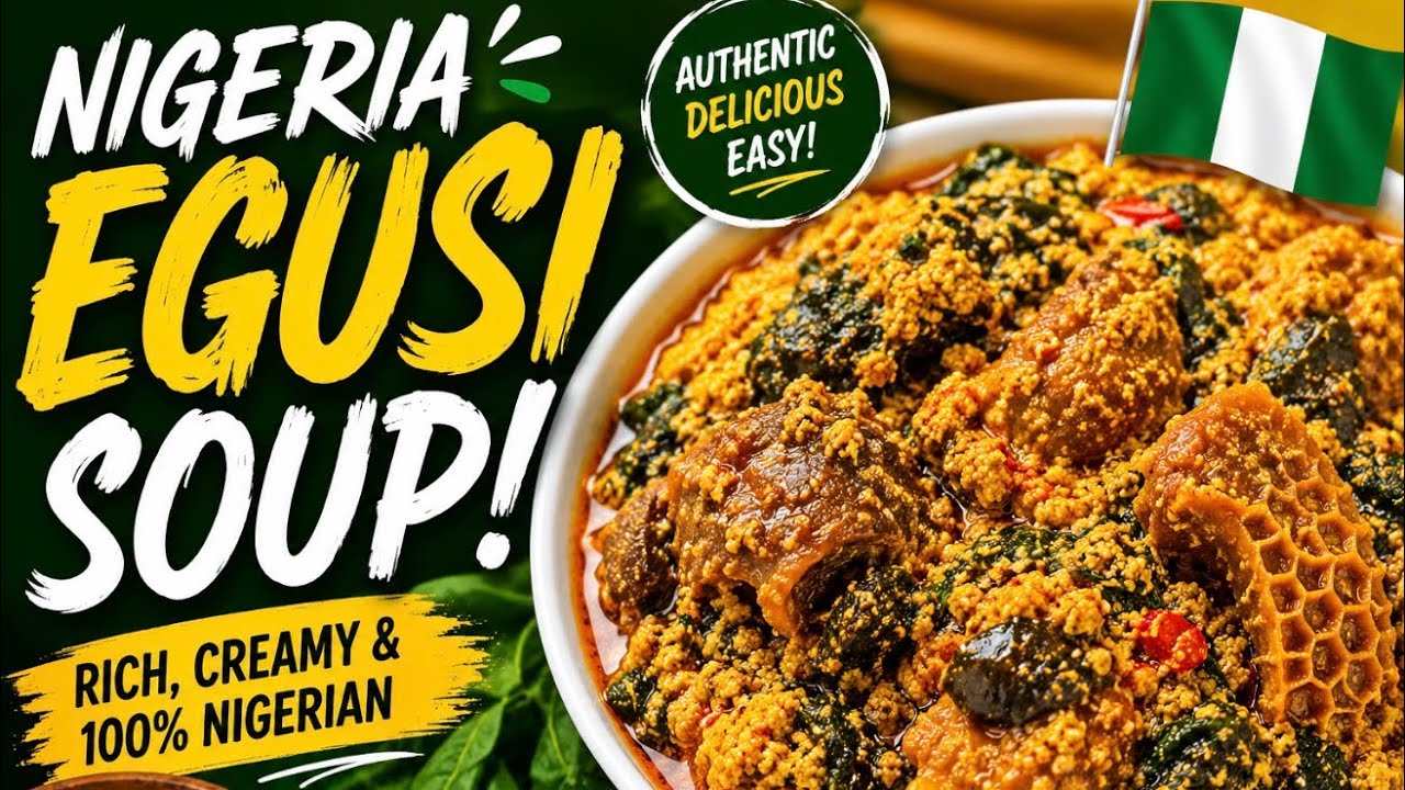 How to Cook Thick Egusi Soup | Nigerian Home Style