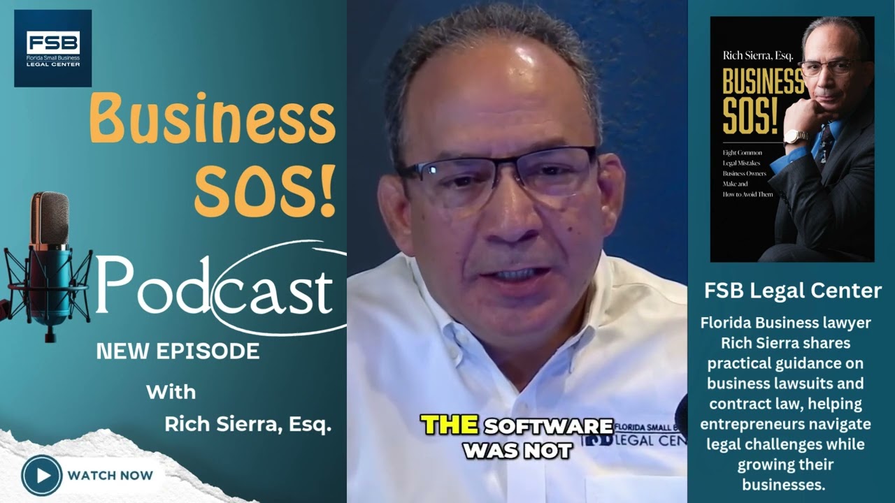 Common Lawsuits Every Small Business Owner Must Know BUSINESS SOS! FSB Legal Center By Rich Sierra