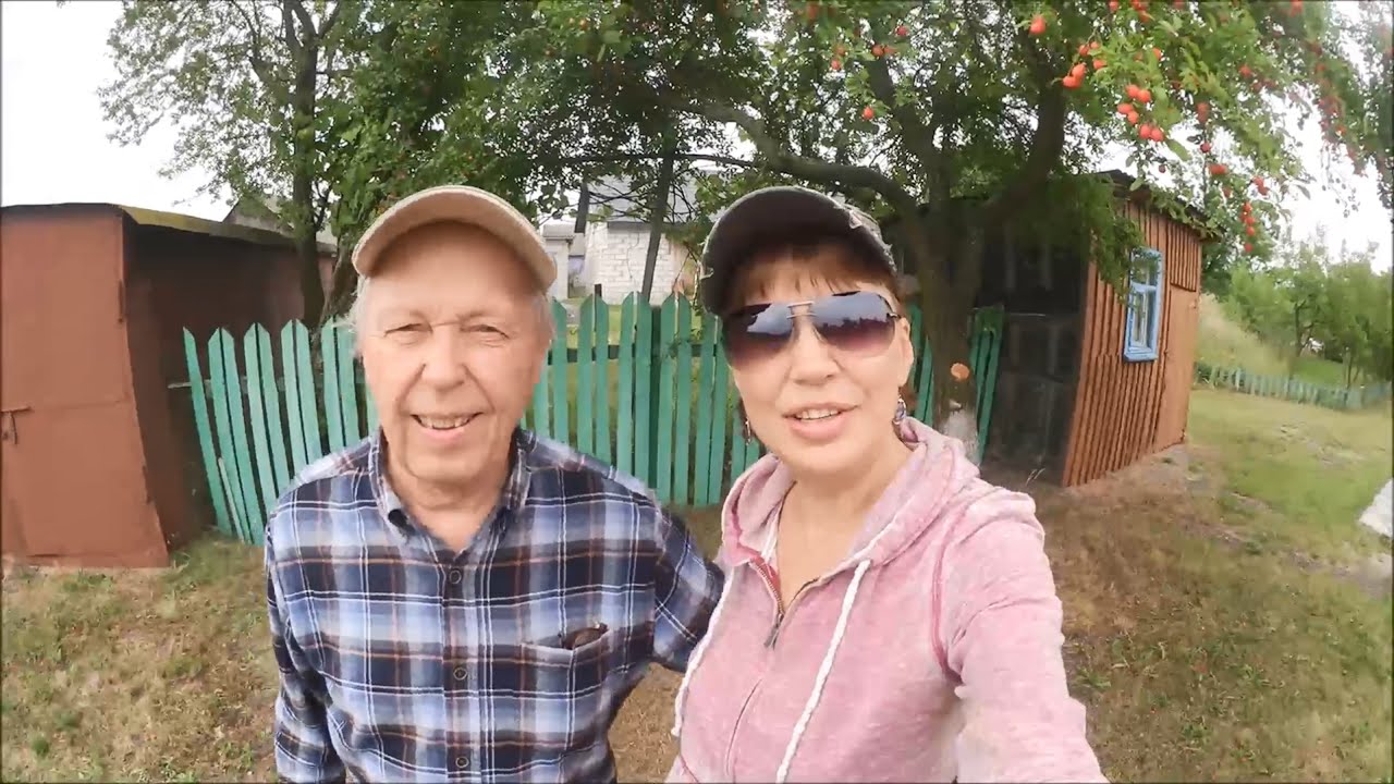#854 Беларусь Брест Встреча с родными Гуляем с папой по двору
