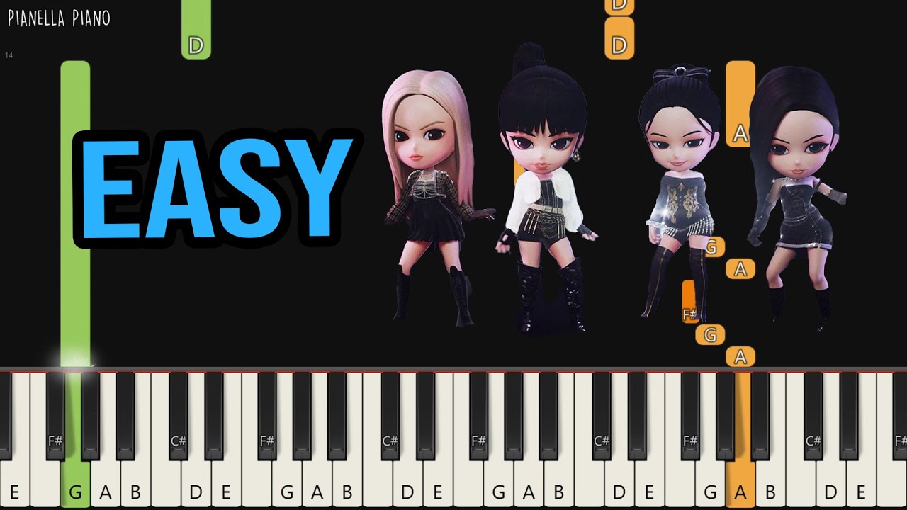 BLACKPINK - THE GIRLS | EASY Piano Tutorial by Pianella Piano