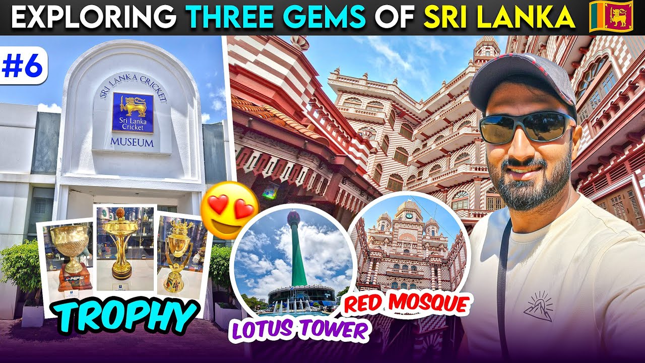 Lotus Tower Colombo — South Asia’s Tallest Tower -Red Mosque  - Cricket Museum of Sri Lanka