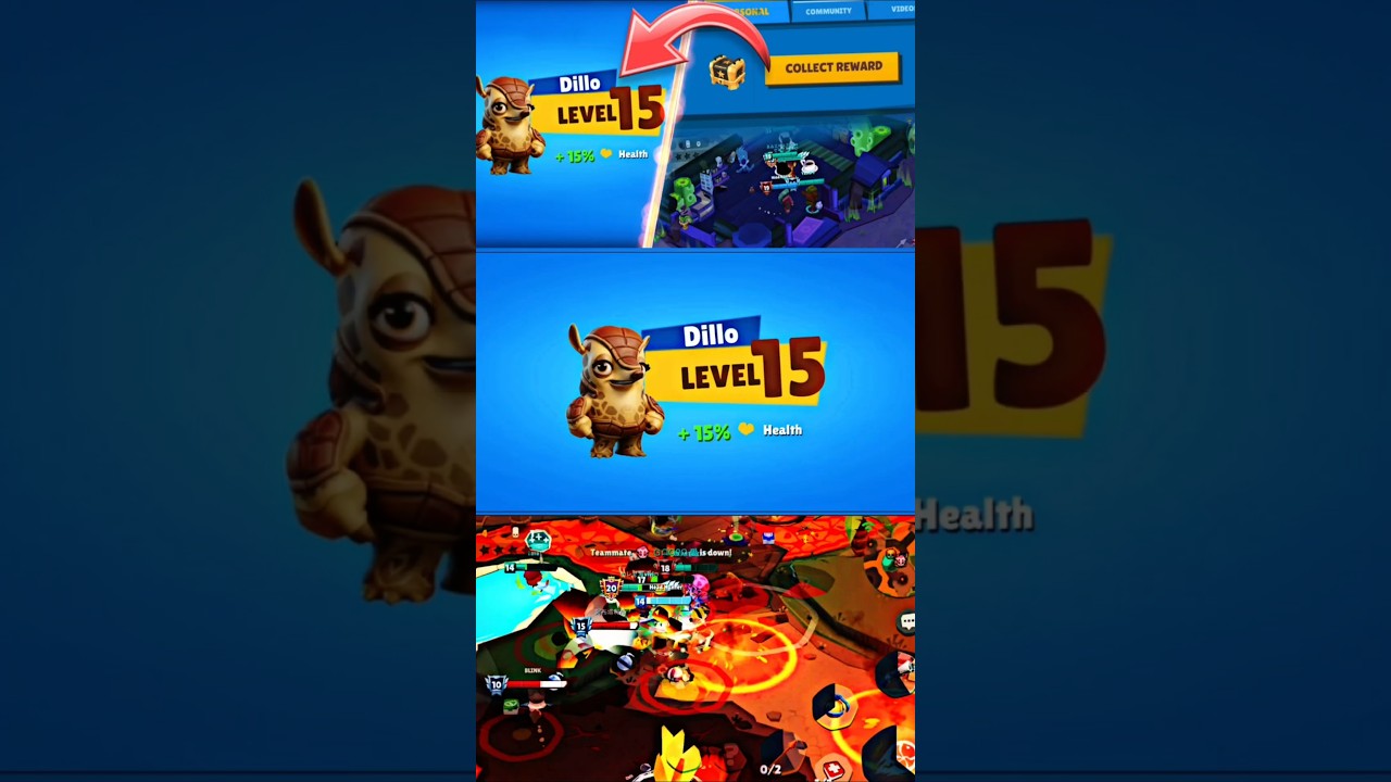 Maxed Out Dillo Level 15 #headhunterzooba #zooba