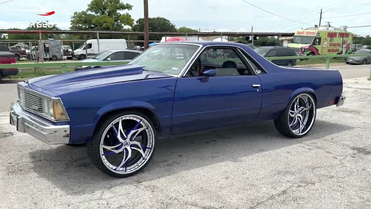 81 Chevy el Camino on 24” Corleone forged -  DRAGNA#reels #subscribe #roblox