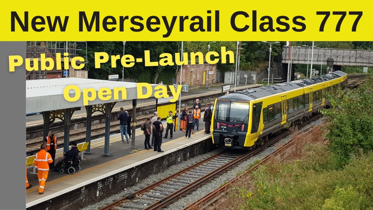 New Class 777 : Merseyrail show off their new Stadler train at Birkenhead North Open day