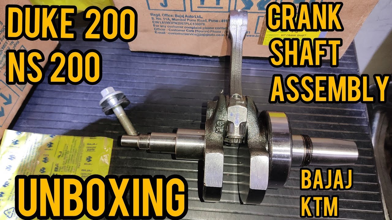 Unboxing 🤔 NS 200 Duke 200 Bajaj KTM Crank shaft Assembly [ South Delhi Motorcycle ]