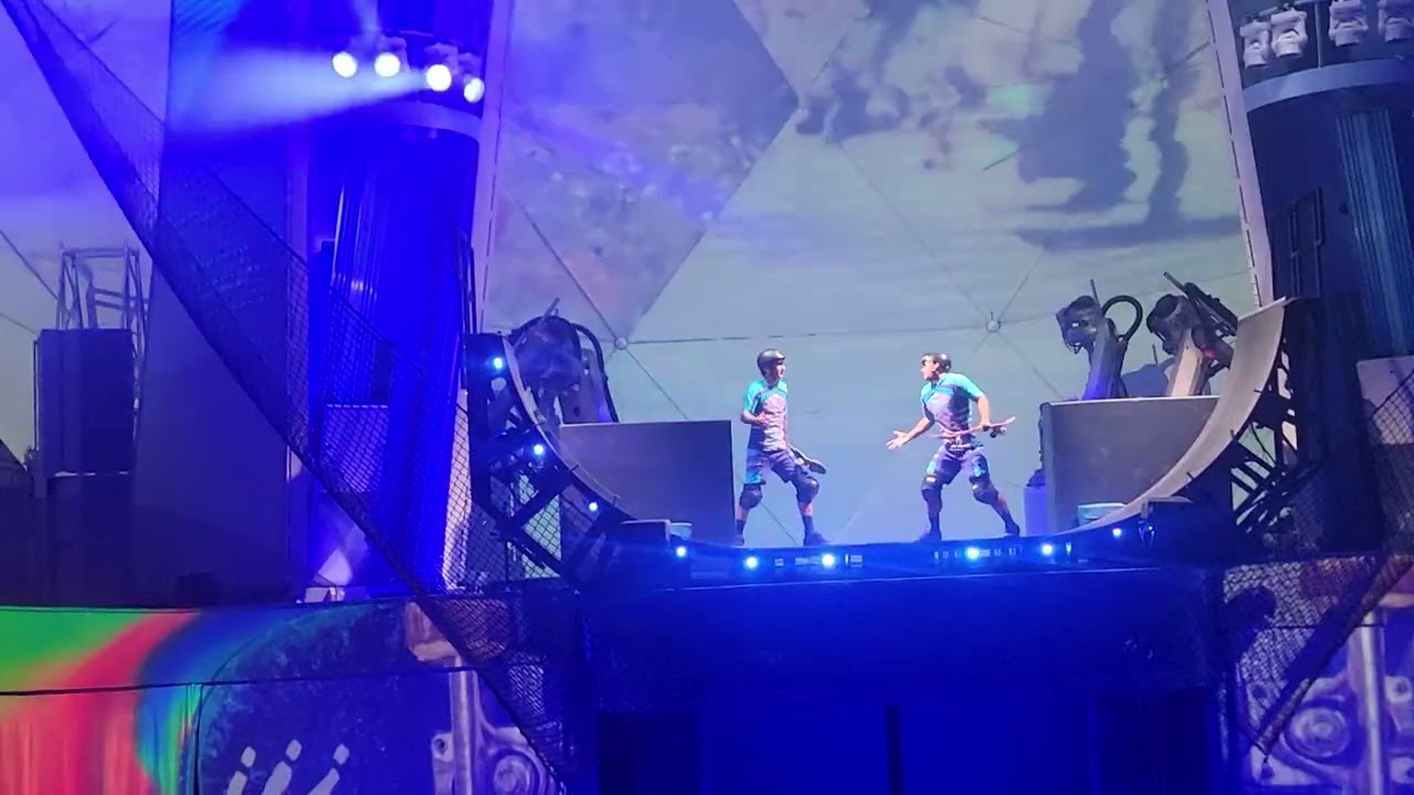 Icon of the seas skateboarding show 5613359459 Luxury travel by Valentina