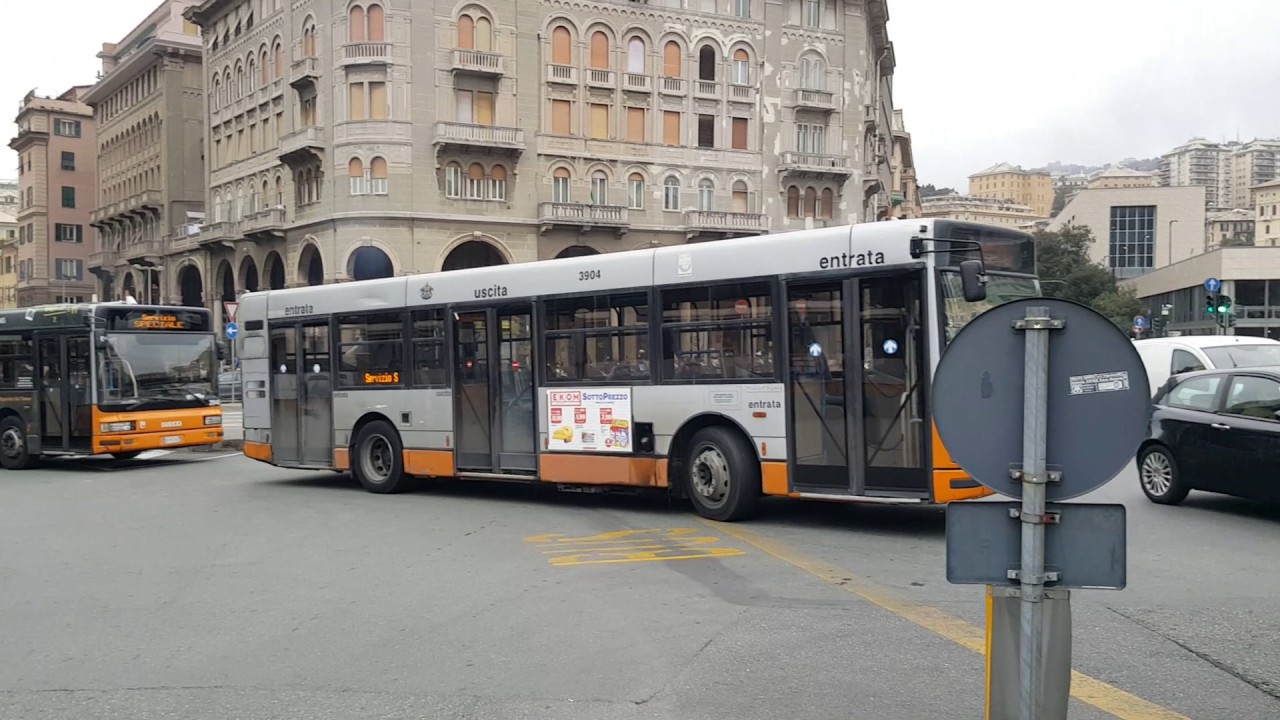 Autobus AMT in servizio stadio
