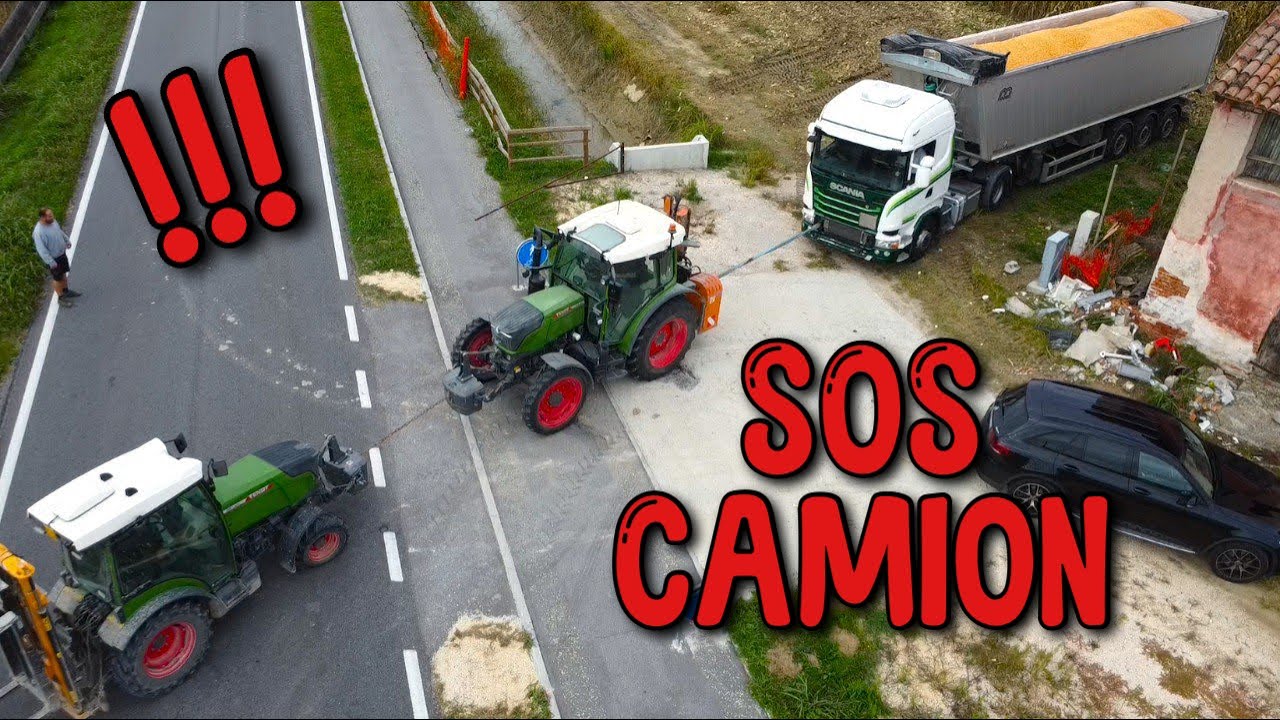 SOS Camion impantanato | Trebbiatura Mais 2024 Massignani Team