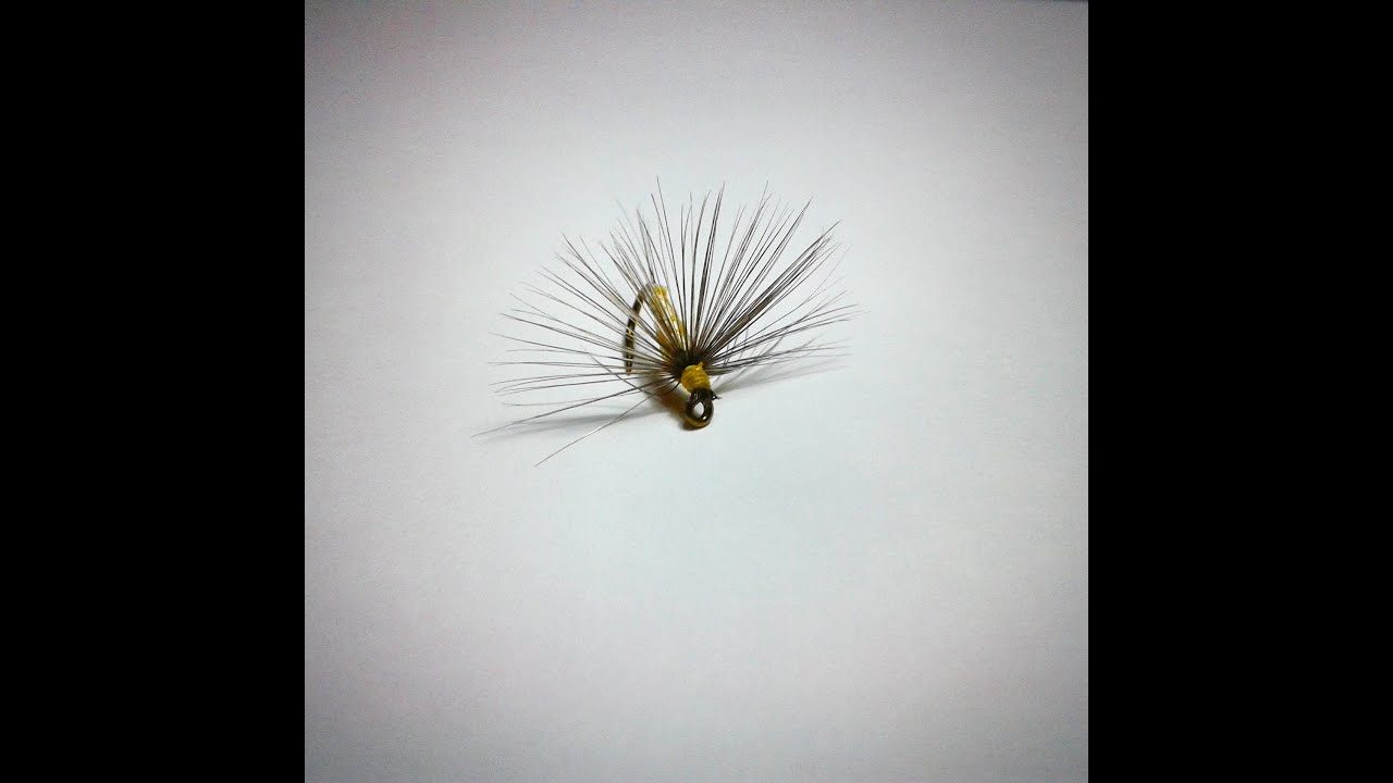 Mosca ahogada PAJA VIEJA - montaje de mosca ahogada "paja vieja"