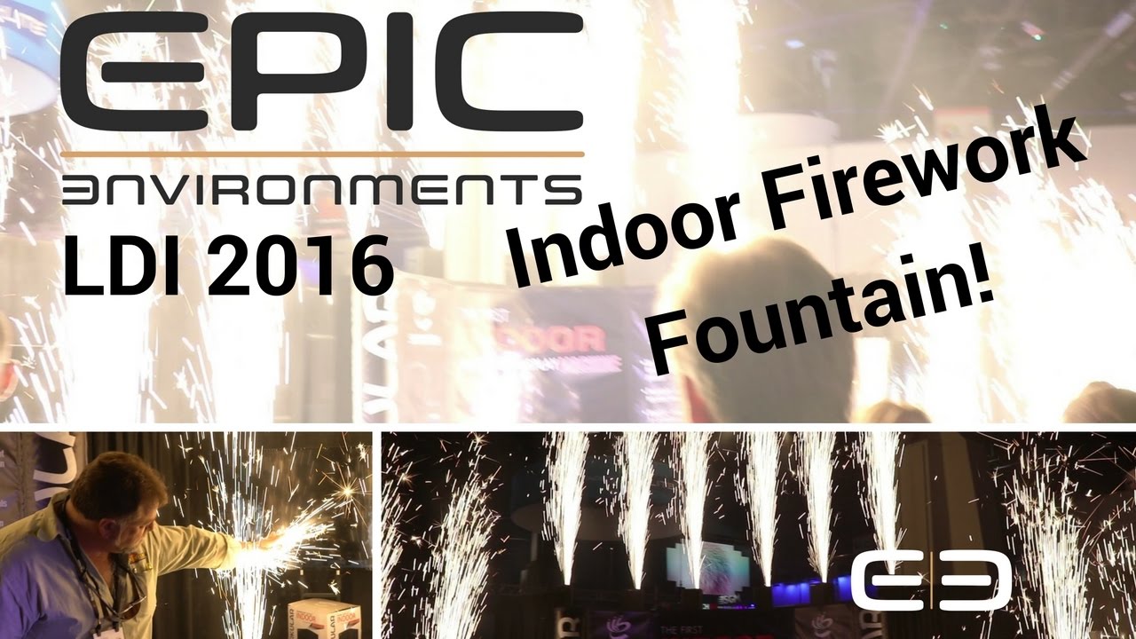 Fireworks with NO FIRE! Indoor Pyrotechnics Effects! - Sparkular FX  - LDI 2016