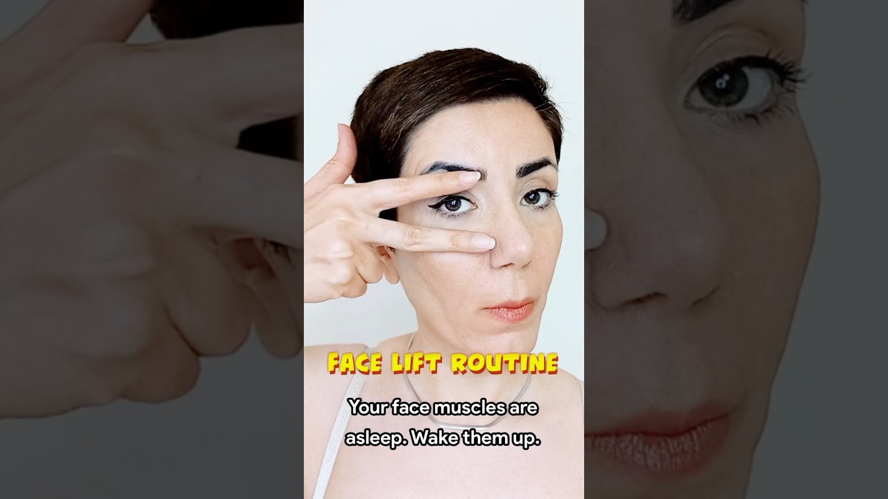 Natural Face Lift Routine for Eyes, Lips & Jawline