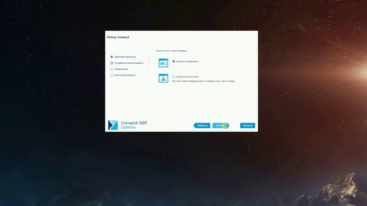 1. Szkolenie COMARCH OPTIMA - Instalacja programu