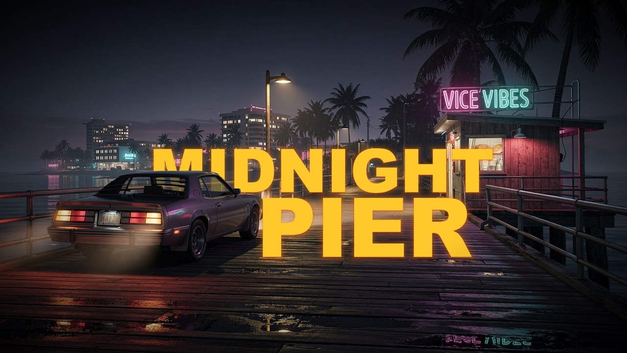 Midnight Neon Pier — Synthwave, Chillwave & Dreamwave Mix