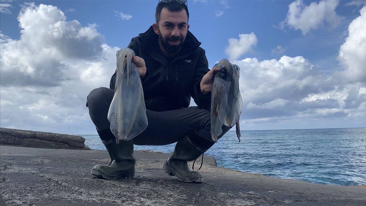 06/02/2022 KIBRIS KALAMAR (SQUID) AVI FISHING IN CYPRUS