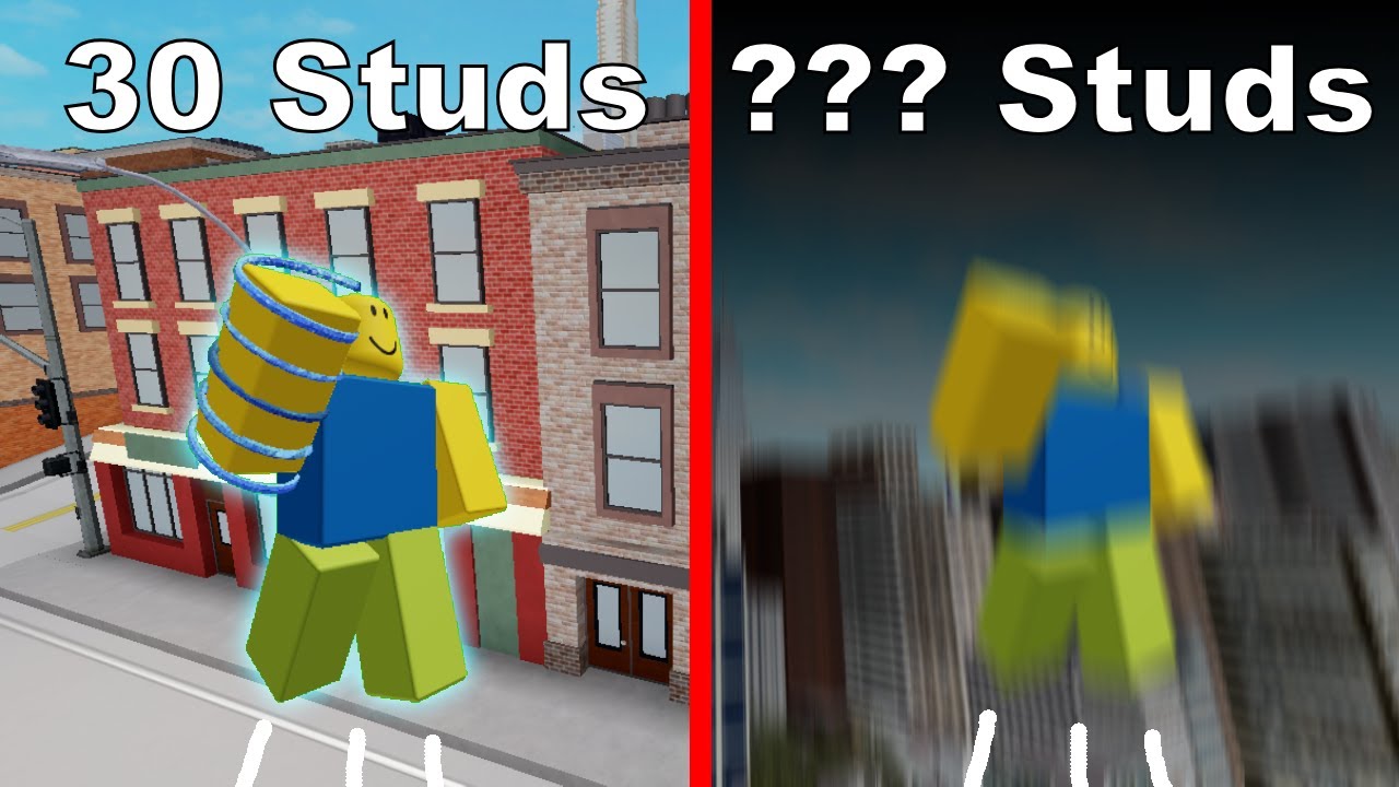 Roblox Jump Height Comparison⬆️