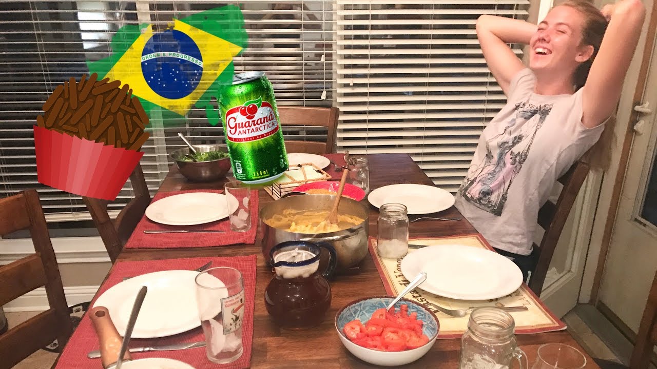 Jantar brasileiro pra minha host family - Diário de Intercâmbio USA
