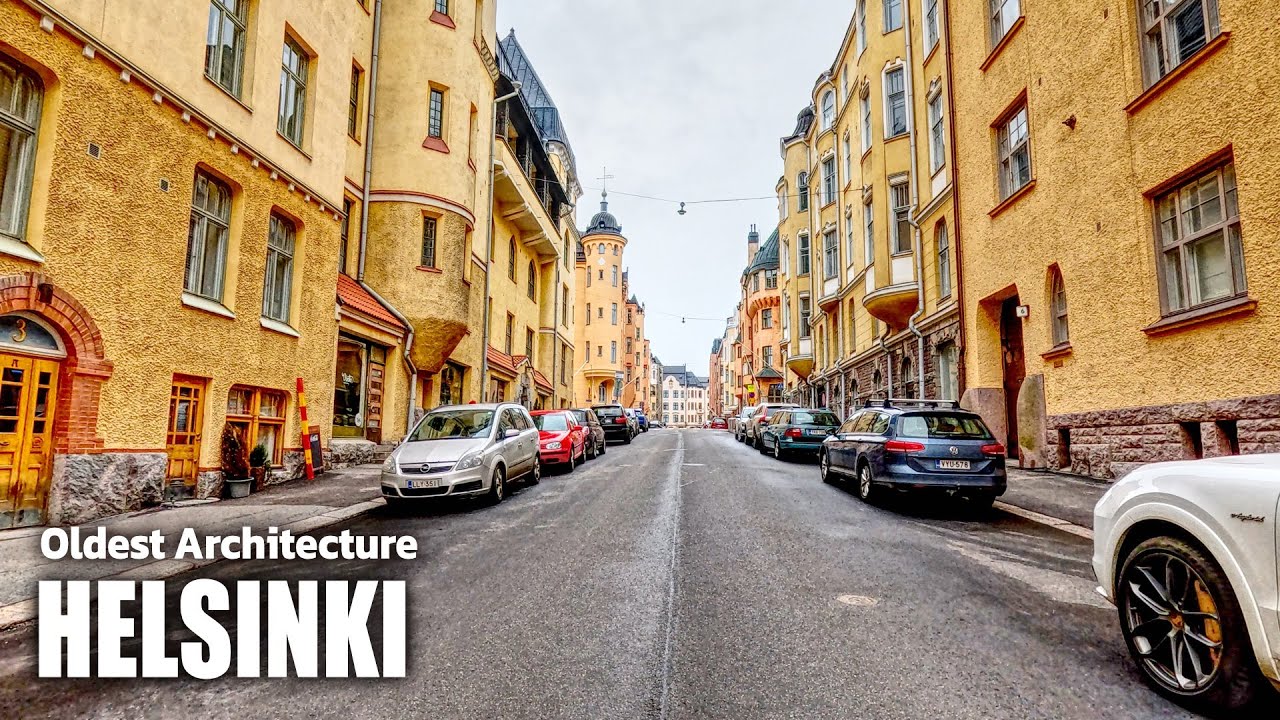 Walk in Helsinki, Katajanokka District 🇫🇮 The Oldest Architecture Finland