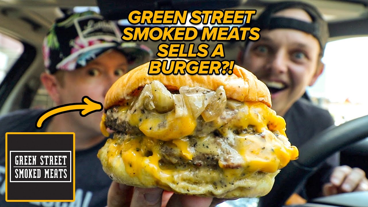Chicago's No. 1 BBQ Restaurant Is Serving A Double Cheeseburger | *GREEN STREET SMOKED MEATS* 🍔