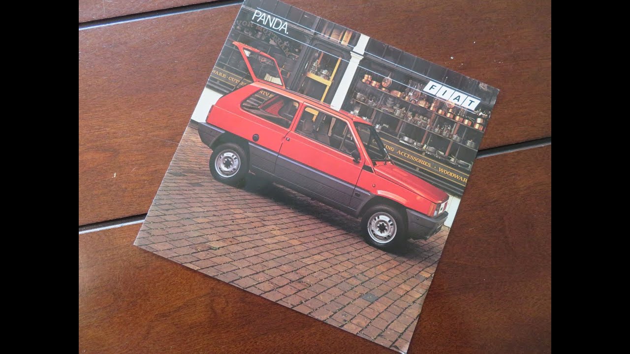 The Fiat Panda story a 1982 UK brochure