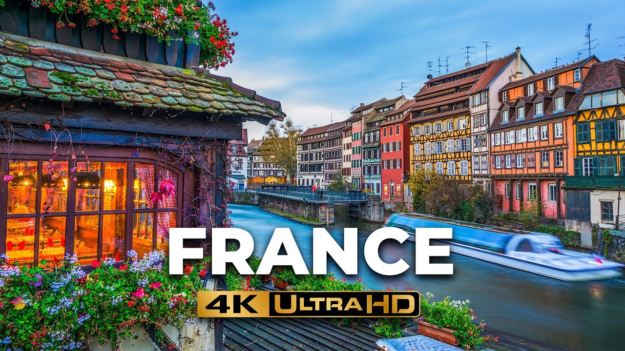France in 4K | From Paris Streets to Picturesque Villages