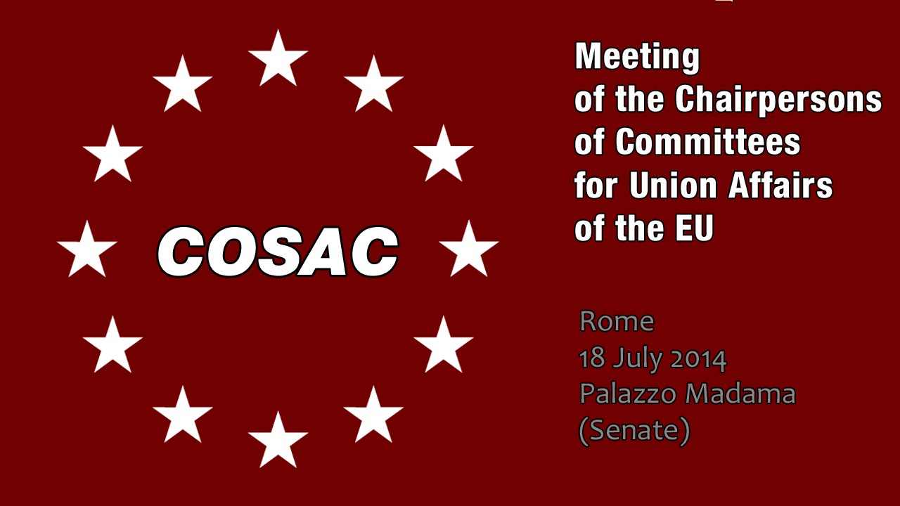 Riunione dei presidenti delle Commissioni affari europei (prima parte) (italian version)