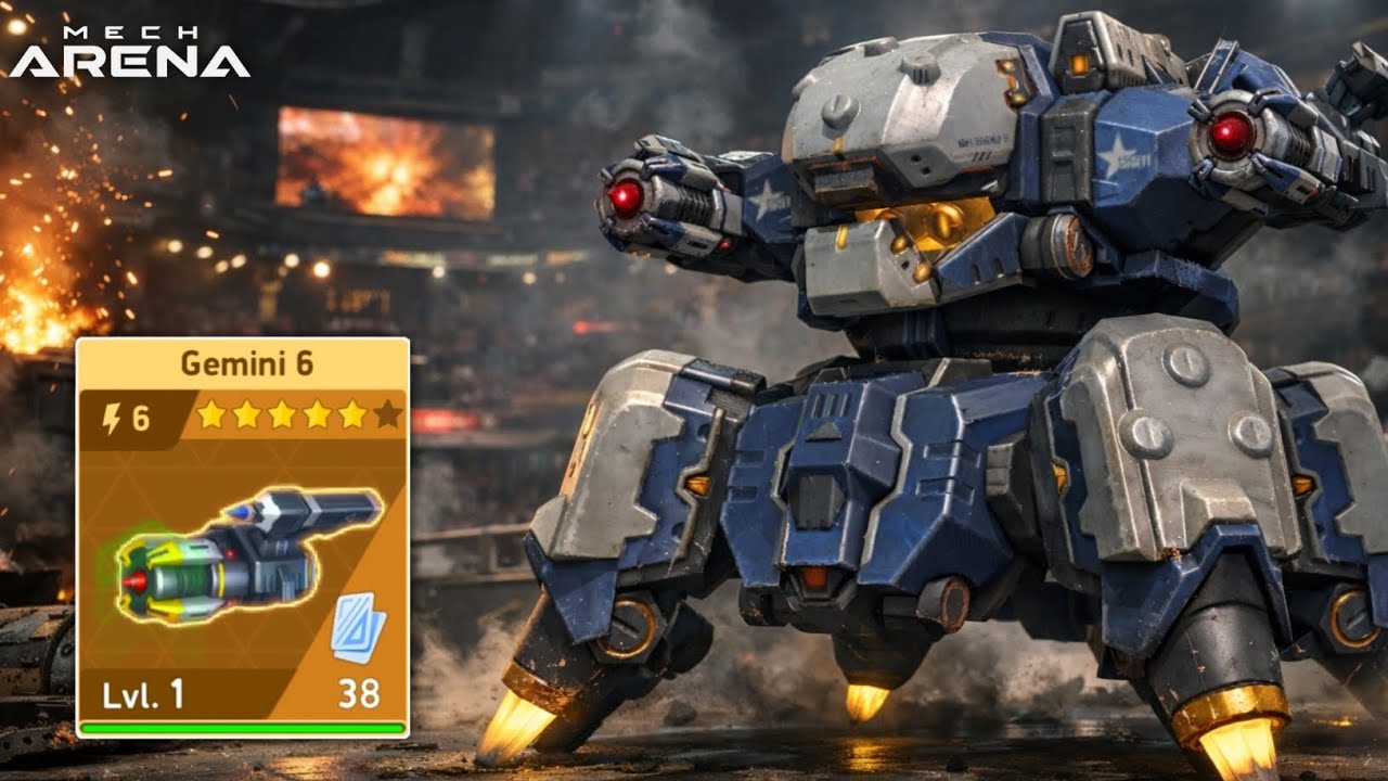 Vortex with Gemini 6 💀| Pure Destruction! 💥| Mech Arena Gameplay 