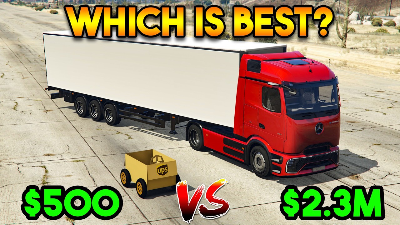 GTA 5 : CHEAP DELIVERY TRUCK VS EXPENSIVE DELIVERY TRUCK (WHICH IS BEST?)