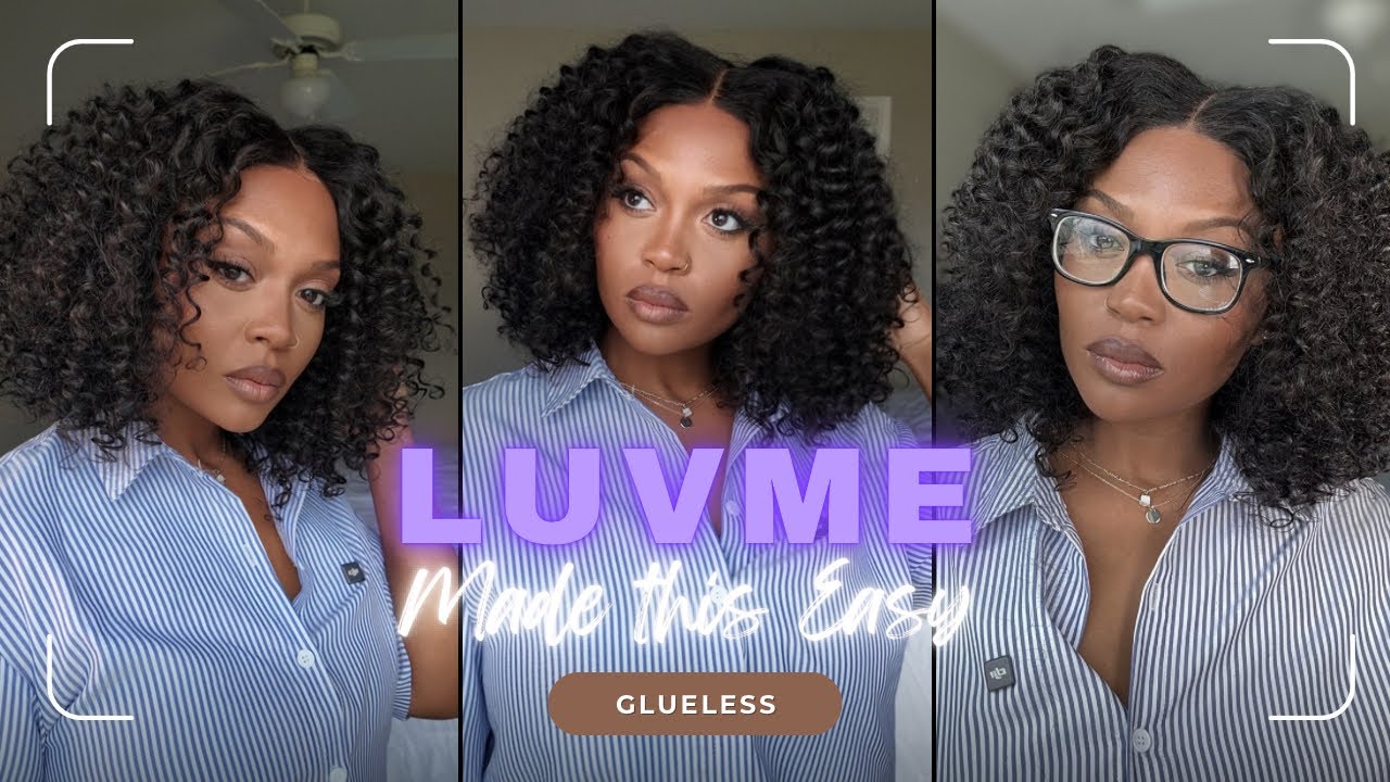 ✨ Luvme Hair Curly Wig Install | 14” Glueless 5x5 Closure Wig Review + Styling | Beginner Friendly!