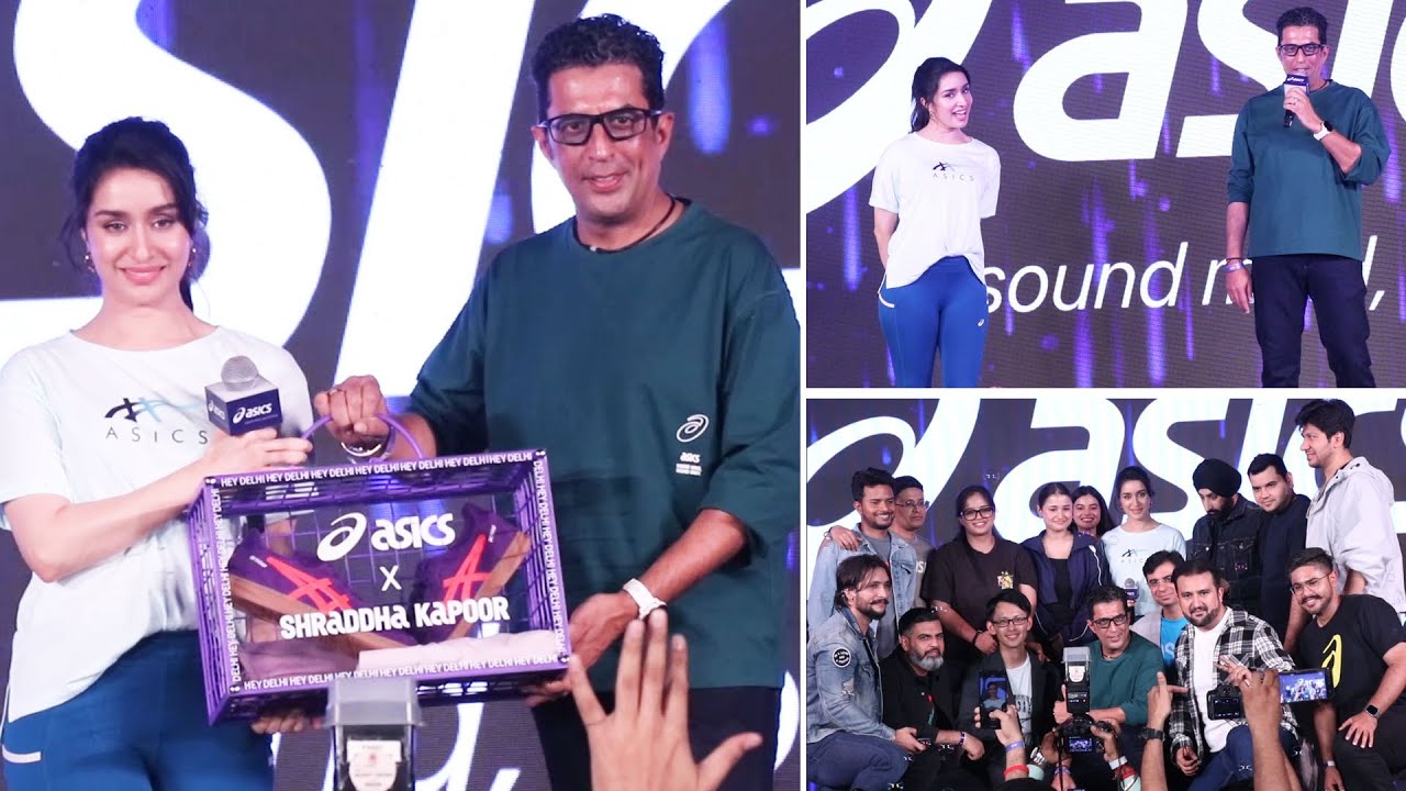 Shraddha Kapoor Attends ASICS Skyhand OG Collection Launch At DLF Promenade