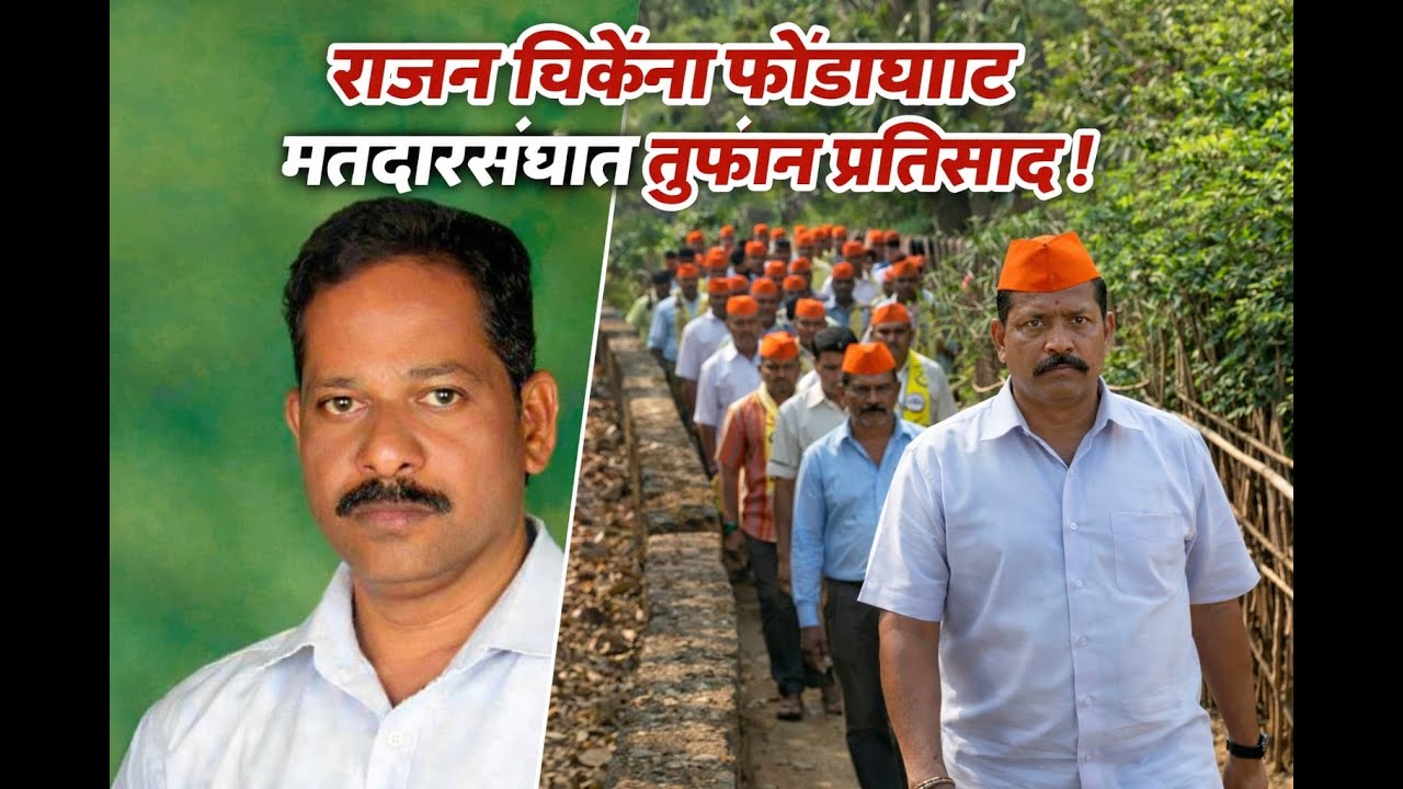 राजन चिकें ना फोंडाघाट मतदार संघात तुफान प्रतिसाद!