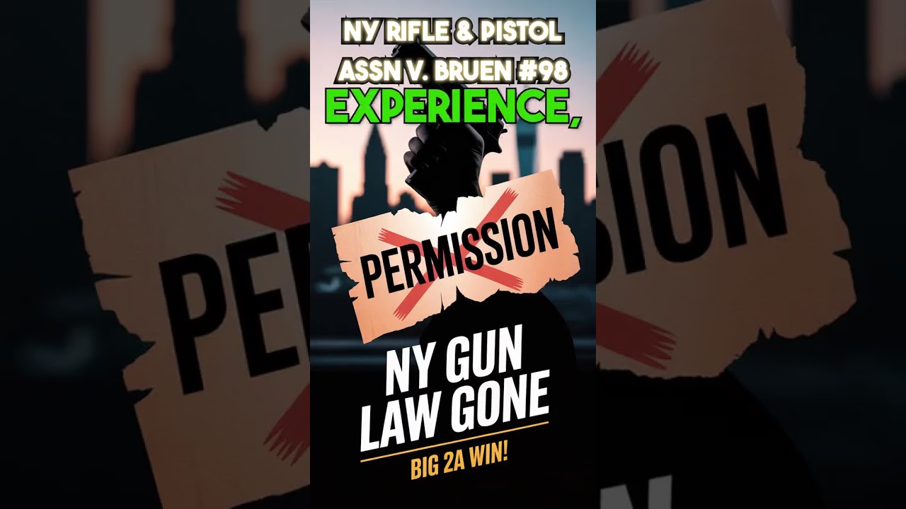 SCOTUS Oral Argument: NY Rifle & Pistol Assn v. Bruen #98