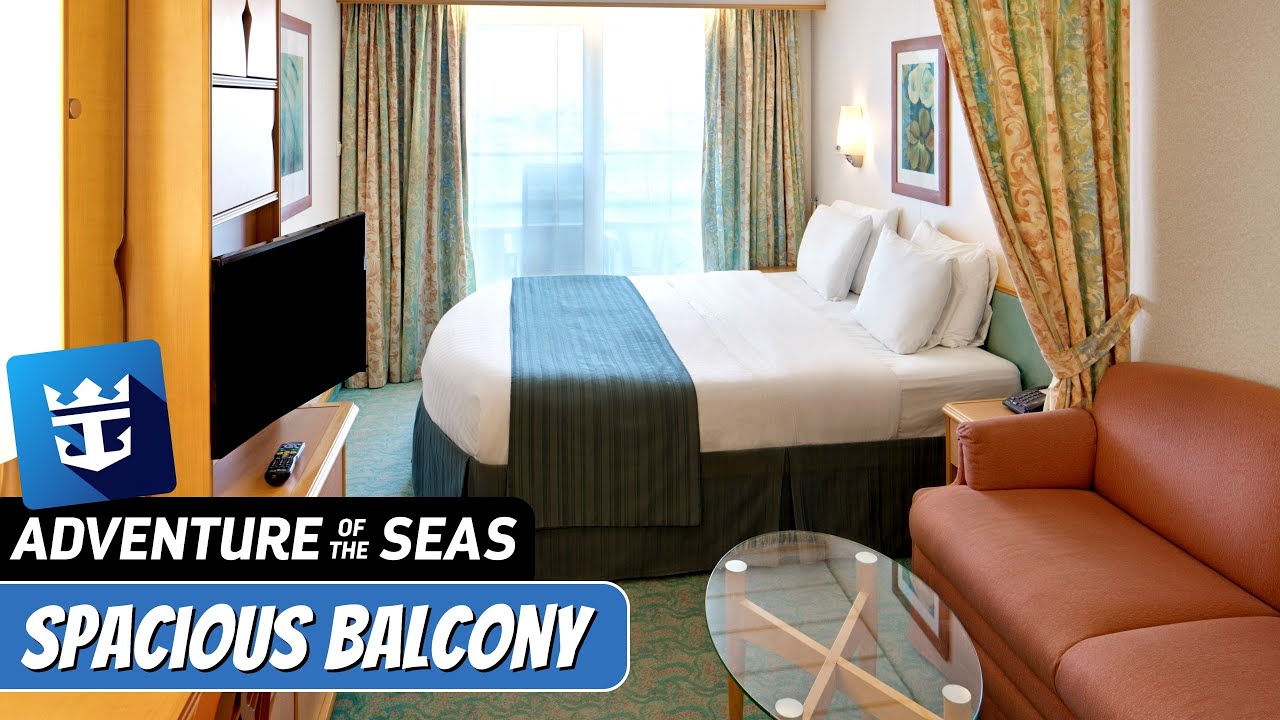 Adventure of the Seas | Spacious Ocean View Stateroom with Balcony Tour & Review 4K Royal Caribbean