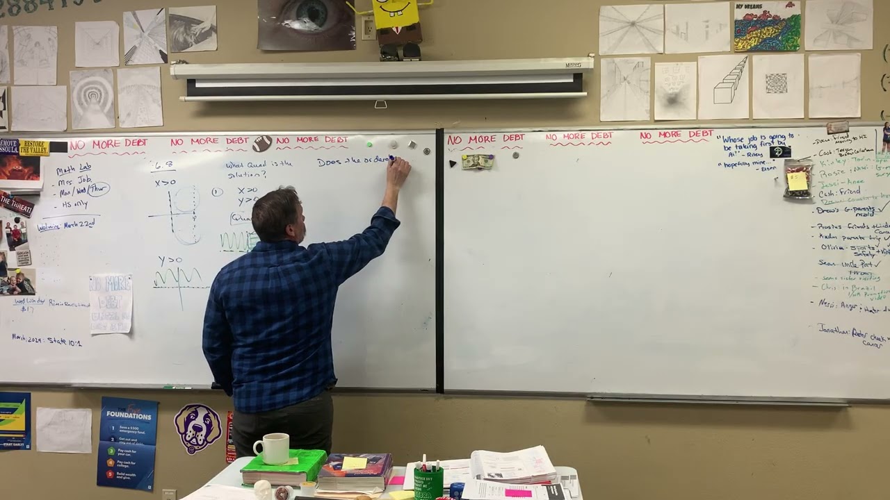 Algebra 1: 6.8 graphing systems of inequalities 
