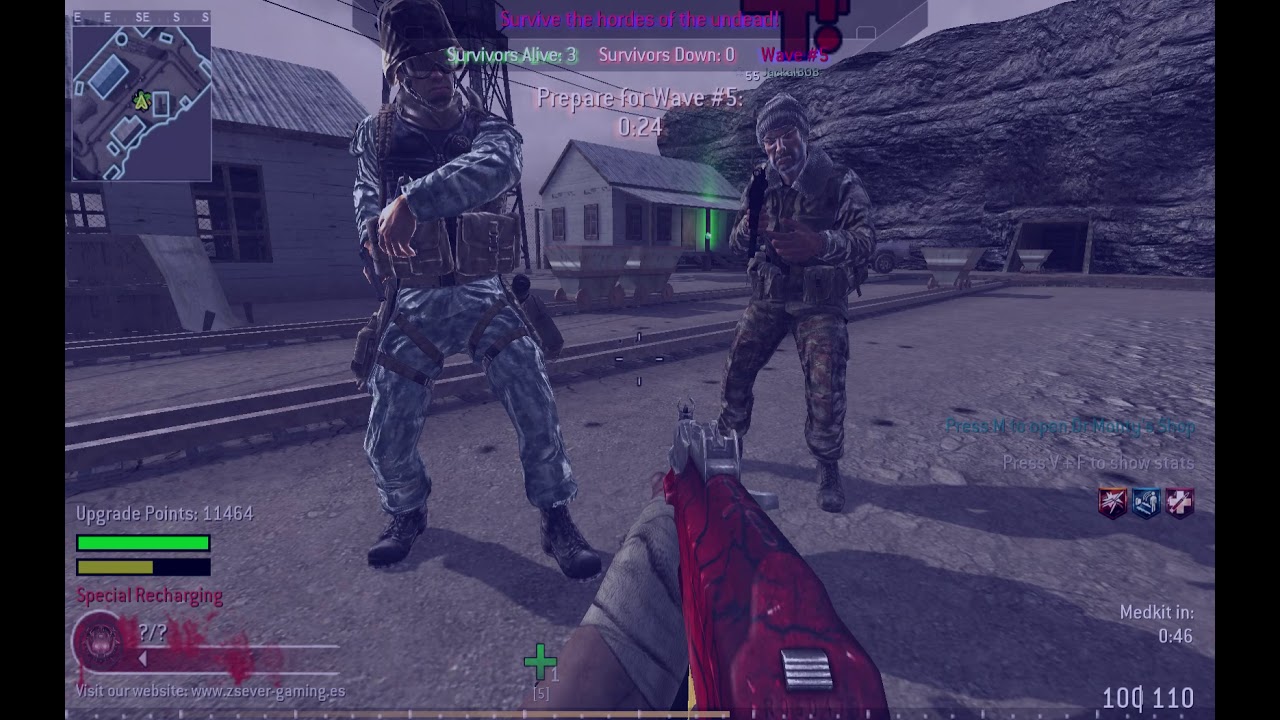 Call of Duty 4 Modern Warfare RotU Zserver Zombies #6 Gold Rush