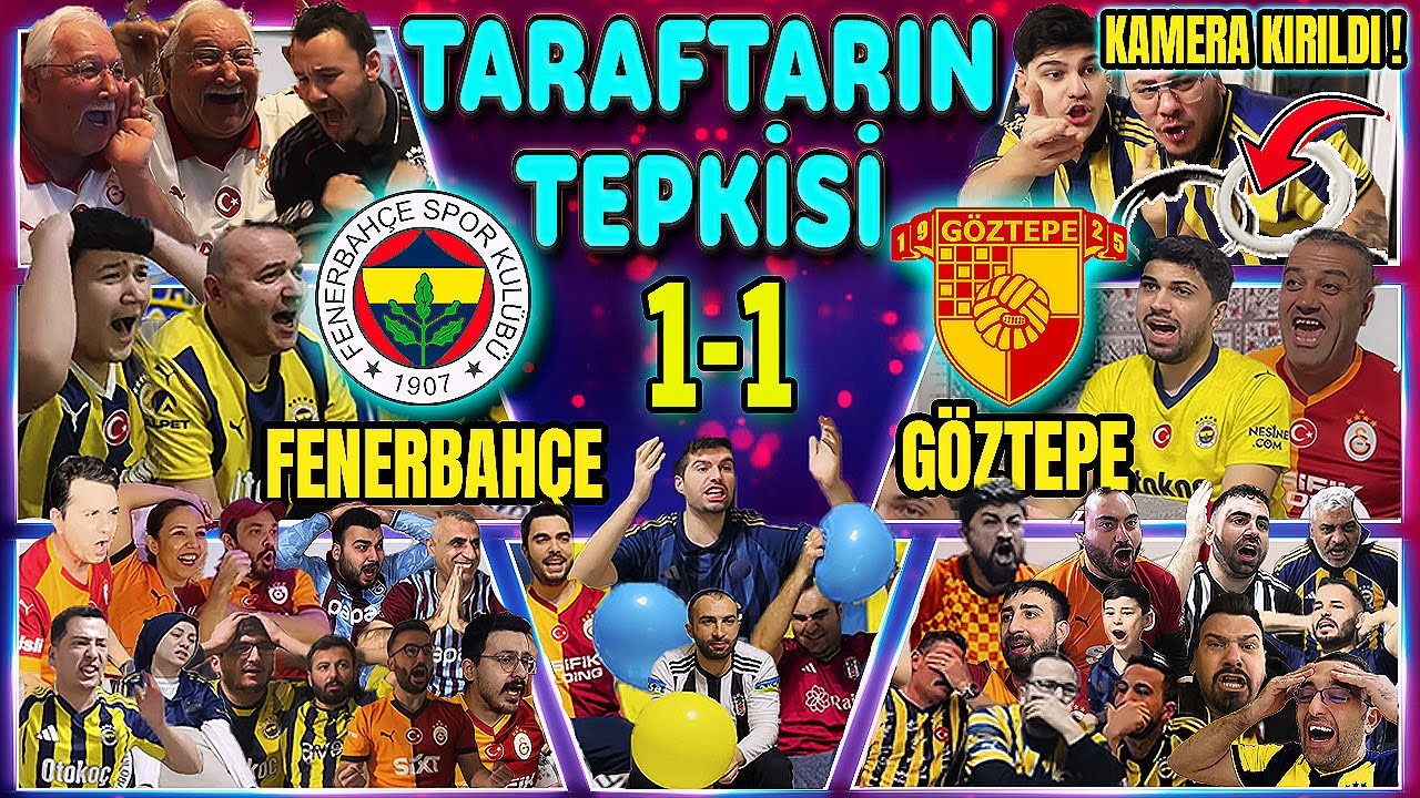 KADIKÖY’DE ŞOK😱 PUAN FARKI 3’E ÇIKTI, TARAFTAR ÇILDIRDI😡 FENERBAHÇE 1-1 GÖZTEPE | TARAFTARIN TEPKİSİ