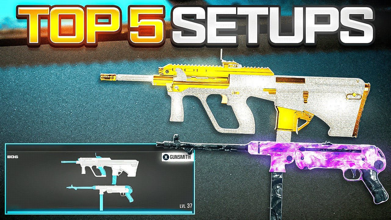 *NEW* TOP 5 BROKEN SMG META LOADOUTS in WARZONE!🔥