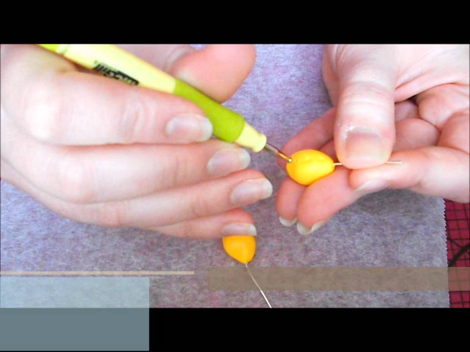 tuto fimo : citron (polymer clay lemon)