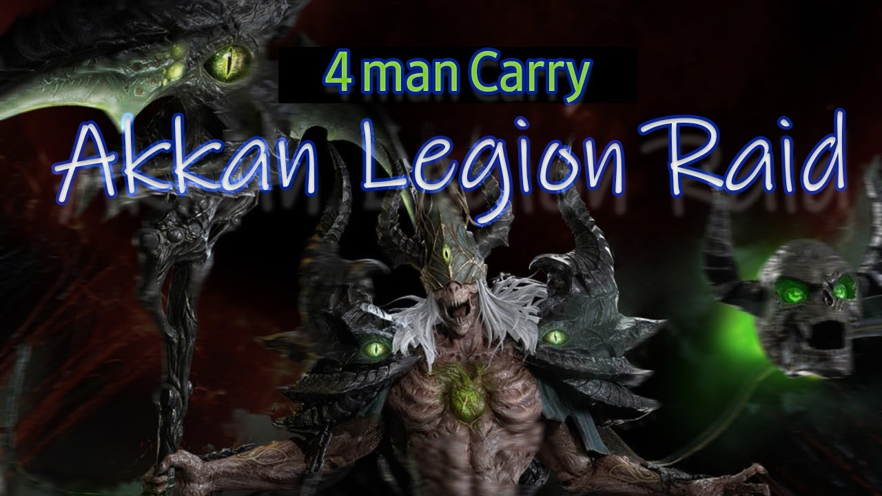 (NAE) Lost Ark 4 Man Carry Akkan Legion Raid -Gunslinger POV-
