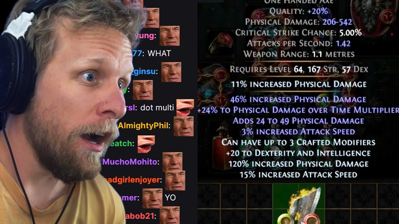 How I Crafted this INSANE Axe for my Bleed Gladiator in SSFHC - PoE Settlers