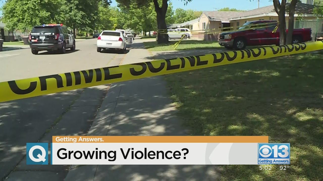How does Stockton violence compare to years past and other California cities?