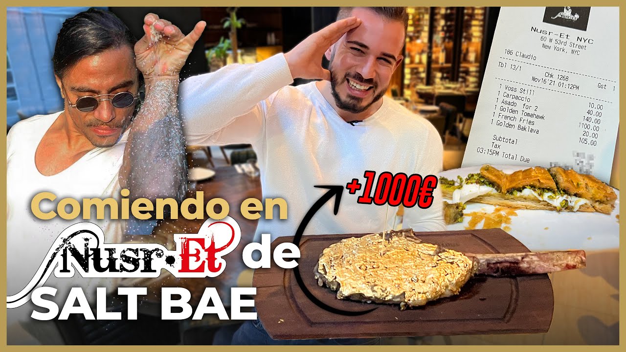 Probando el TOMAHAWK DE ORO en NUSR-ET NUEVA YORK de SALT BAE - Casi 2000€ POR COMER aquí..