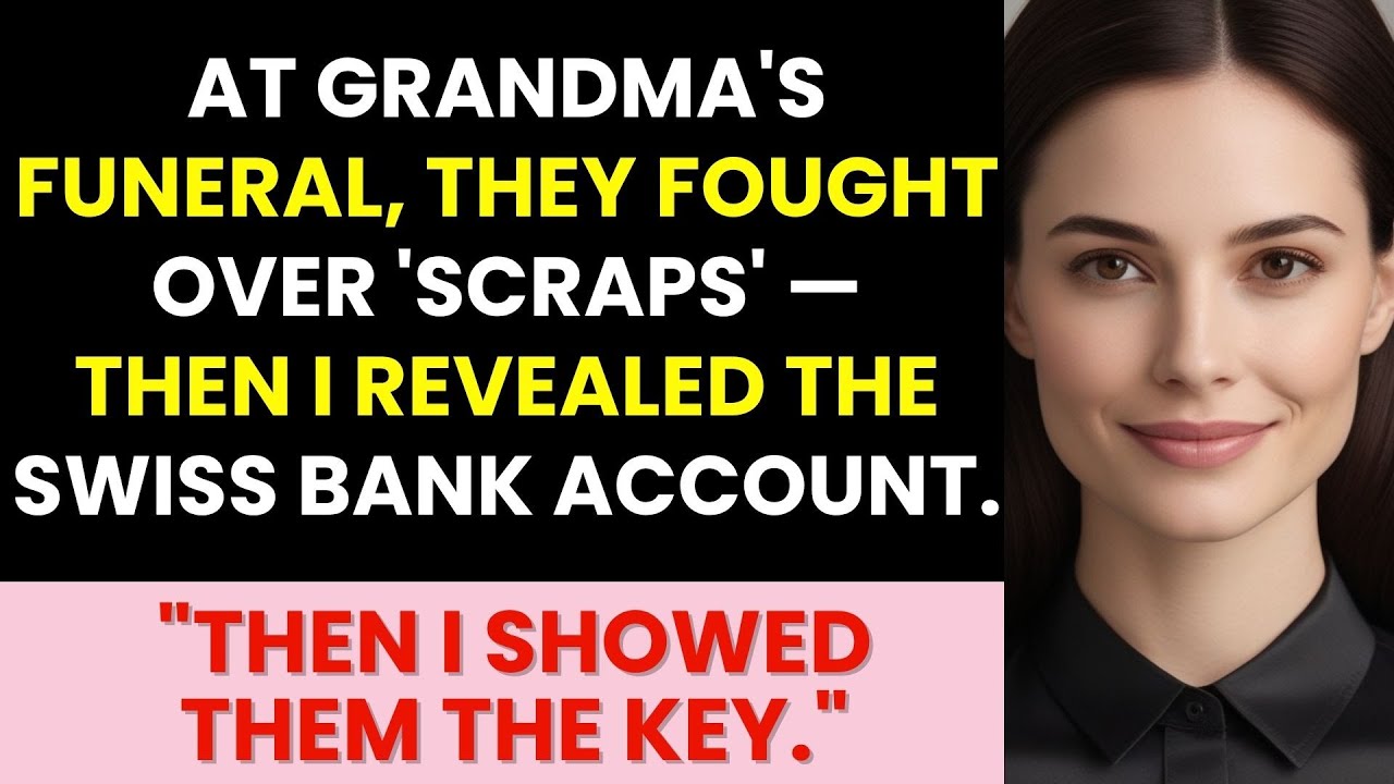 At Grandma's Funeral, They Fought Over 'Scraps'—Then I Revealed the Swiss Bank Account